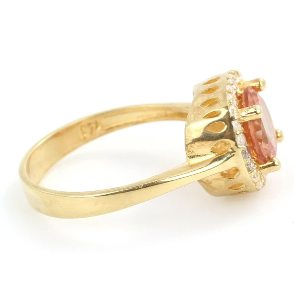 Gümüş Kare Zultanit Taşlı Yüzüğü - Resim 3