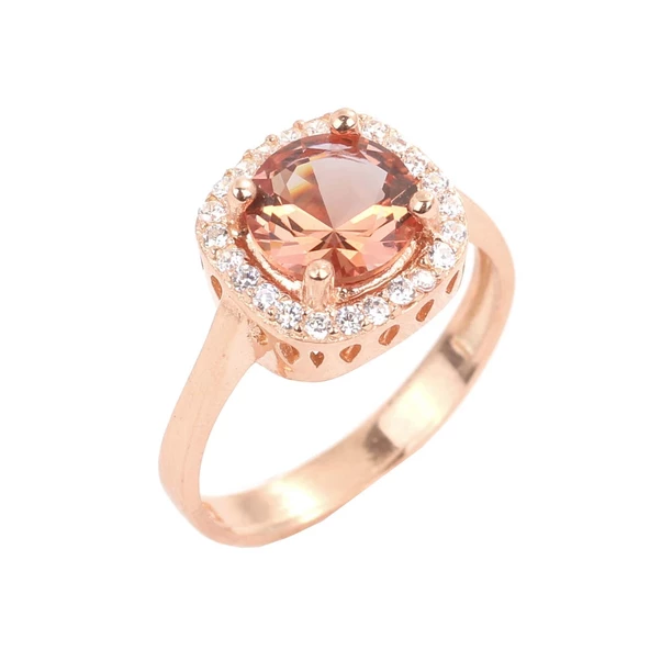 Gümüş Kare Zultanit Taşlı Yüzüğü - Resim 6