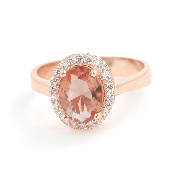 925 Ayar Gümüş Oval Zultanit Taşlı Yüzük - Resim 10