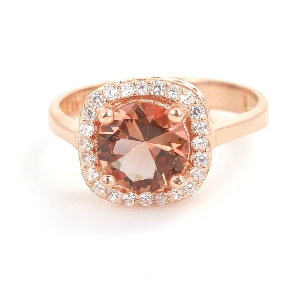 Gümüş Kare Zultanit Taşlı Yüzüğü - Resim 9