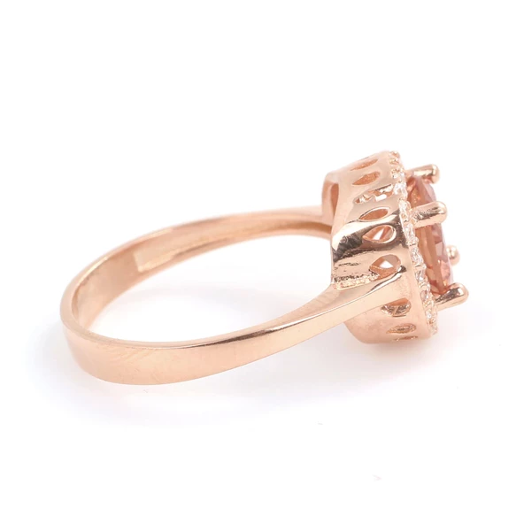 Gümüş Kare Zultanit Taşlı Yüzüğü - Resim 8