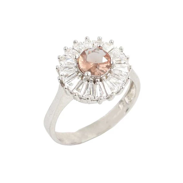 Gümüş Baget Taşlı Zultanit Yüzük, Küçük ürün görseli