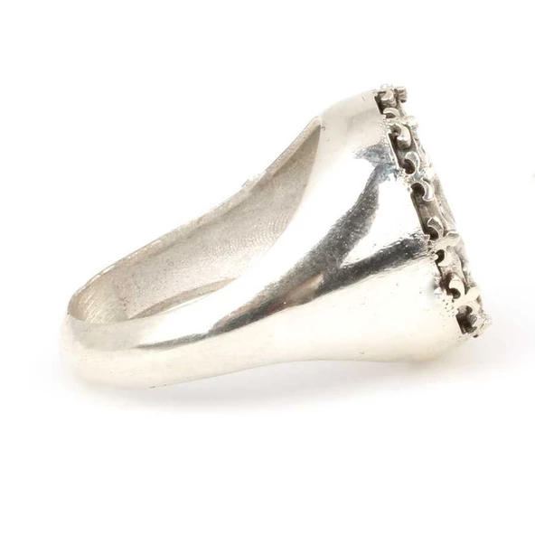 Gümüş Yay Burcu Erkek Yüzüğü - Resim 4