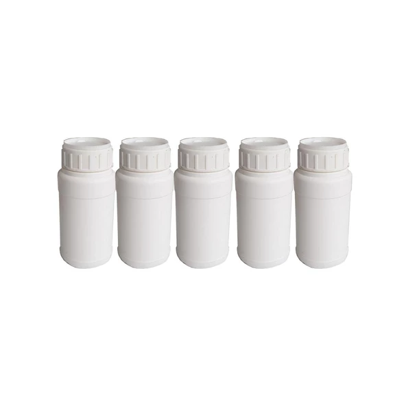 History 250 ML Boş Polietilen Şişe + Kapak 5 Adet Set - 3