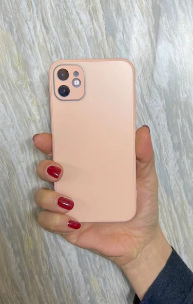 iPhone 12 Mat Elektro Cam Kamera Korumalı Kılıf - Resim 8