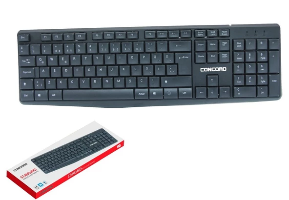 Concord C73 Kablolu Klavye - 3
