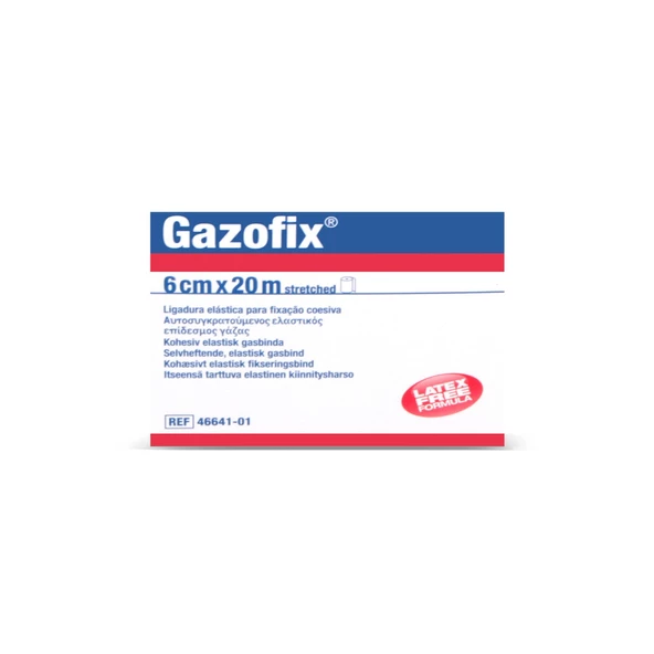 Gazofix 6cm x20m LF Bsn Fiksasyon Bandajı Ten - 4