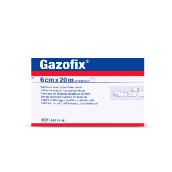 Gazofix 6cm x20m LF Bsn Fiksasyon Bandajı Ten - 2