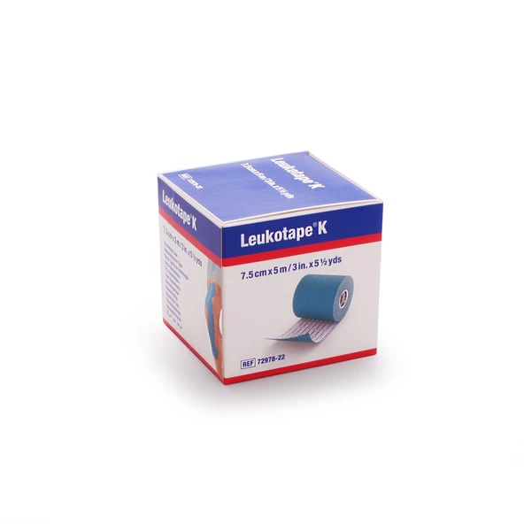 Leukotape K 7,5cm x 5m Bsn Kinesiotape Mavi - 3