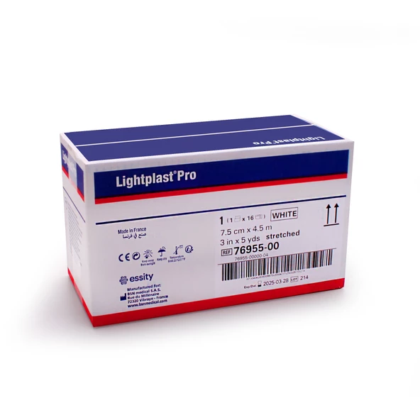Bsn Lightplast Pro 7,5cm x 4,5m Beyaz Tear Light Hafif Destek Bandajı - 2