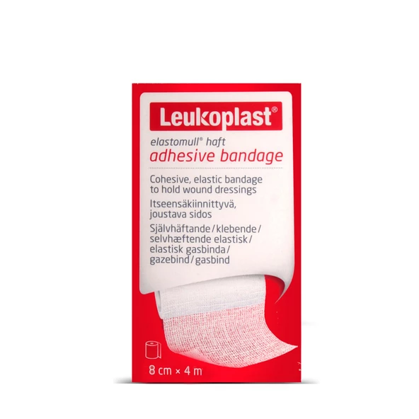 Leukoplast Elastomull Haft Bandaj 79997-05 8cm X 4cm (Yapışkan,Beyaz) - 2