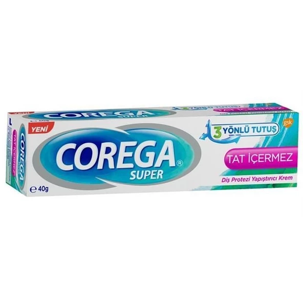 Corega Diş Protezi Yapıştırıcı Krem Tat İçermez 40 gr