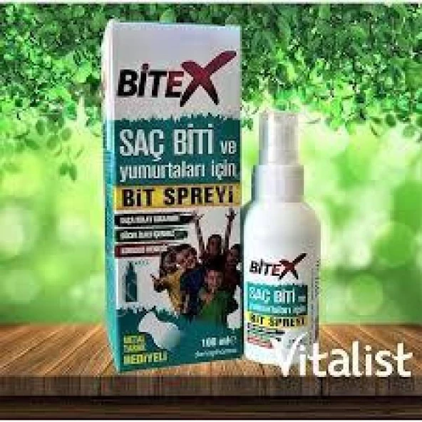 Bitex Bit Ve Sirke Spreyi 100 Ml. - Çelik Tarak Hediyeli