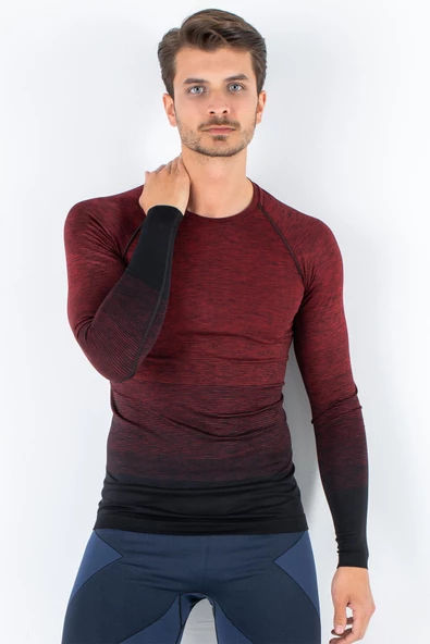 MioFit Erkek Active Dikişsiz Uzun Kollu Spor Tişört - 8