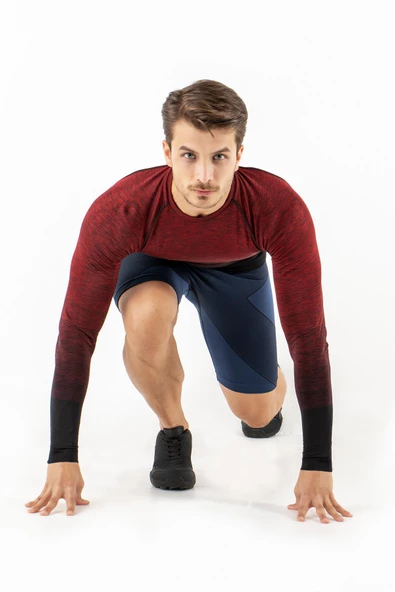 MioFit Erkek Active Dikişsiz Uzun Kollu Spor Tişört - 4