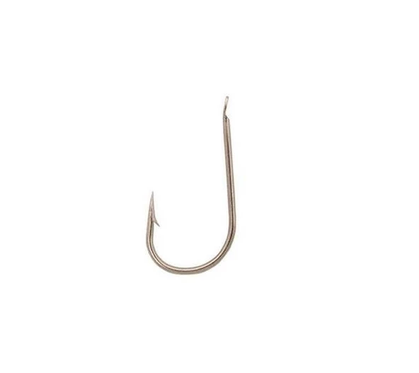 Mustad 1253A Kısa Gövde Düz Nickel 100lü Paket Olta İğnesi