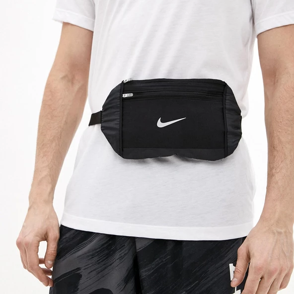 Nike Challenger Waist Pack Large Black/Black/Black/Silver Os, One Size/10 - 4