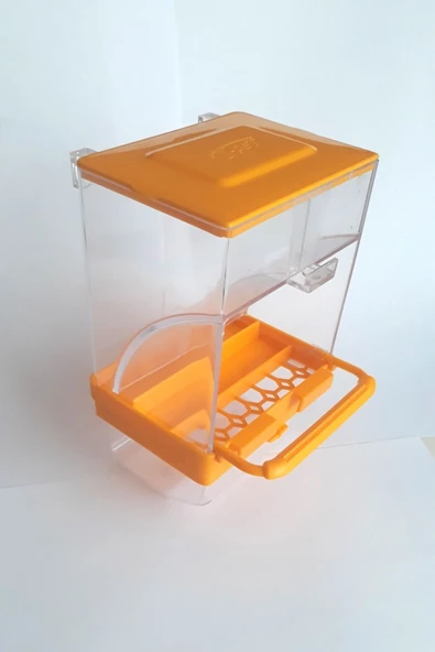 T-Pet Profesyonel Bölmeli Akıllı Yemlik Sarı - Resim 2