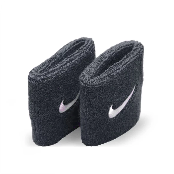 Nike Swoosh Wristbands 2 Pk Obsidian/white Osfm,one Size/5 - 3