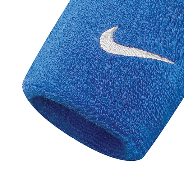 Nike Swoosh Wristbands 2 Pk Royal Blue/white Osfm,one Size/5 - 5