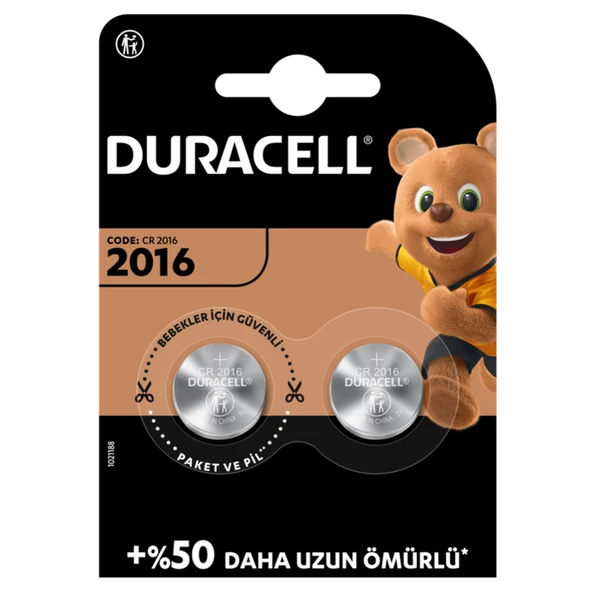 Duracell Cr2016 Lithium 3V Pil 2'li - 4