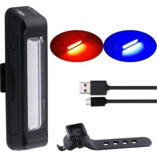 Eastpower Arka Çakar 100 LM USB Kırmızı Mavi Işık