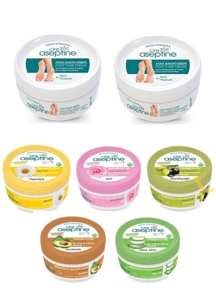 Cire Aseptine Krem 7'Li Set-3