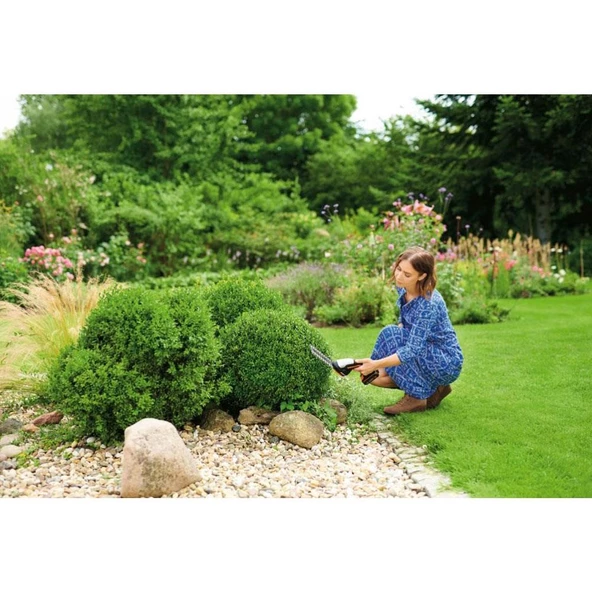 WORX WG801E.5 20Volt 2.0Ah. Li-ion Şarjlı Profesyonel Avuç İçi Çim Kesme, Çit Budama/Çapalama - 7