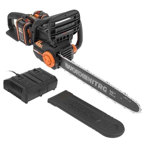 WORX WG385E 40Volt 4.0Ah Li-ion 40CM Profesyonel Şarjlı Kömürsüz Zincirli Testere