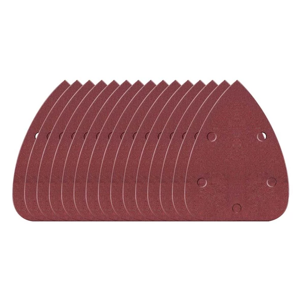 WORX WA2000 140x90mm 60, 80, 120 Kum, 15 Parça Cırtlı Universal Mouse Zımpara Kâğıdı Seti - 2