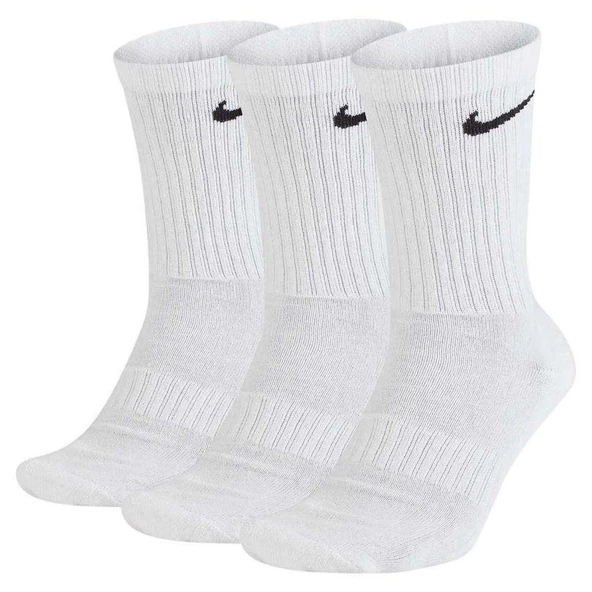 Nike Everyday Cush 3Lü Beyaz Antrenman Çorap Sx7664-100