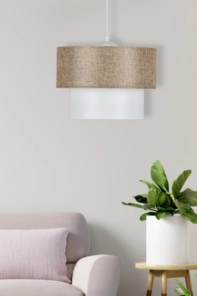 D-light Melon Pasta 25'lik Sütlü Kahve Beyaz Avize