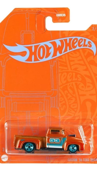 Hot Wheels 53rd Anniversary Orange and Blue Series 5 Araçlık Set - 3