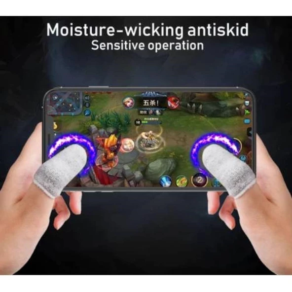 Pugb 1 Çift Pubg Ve Diğer Oyunlar İçin Hızlı Tetik Oyun Parmak Eldiven - 2