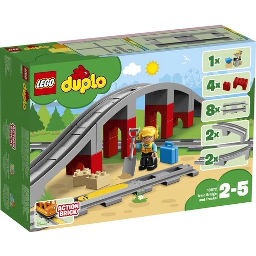 Lego Duplo 10872 Train Bridge And Tracks - Resim 3