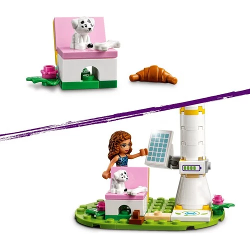 LEGO Friends 41443 Olivia's Electric Car - Resim 5