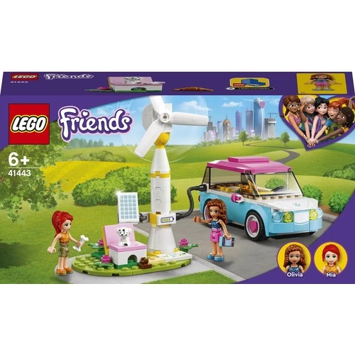 LEGO Friends 41443 Olivia's Electric Car - Resim 3