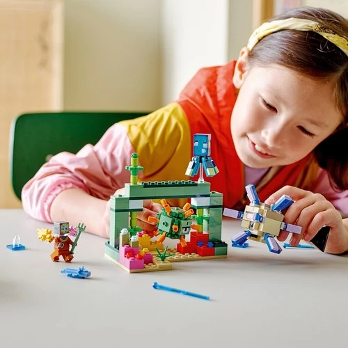 LEGO Minecraft 21180 The Guardian Battle - Resim 4