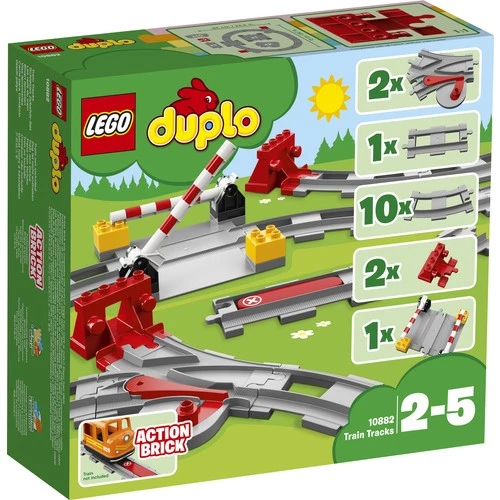 LEGO Duplo 10882 Train Tracks - Resim 3