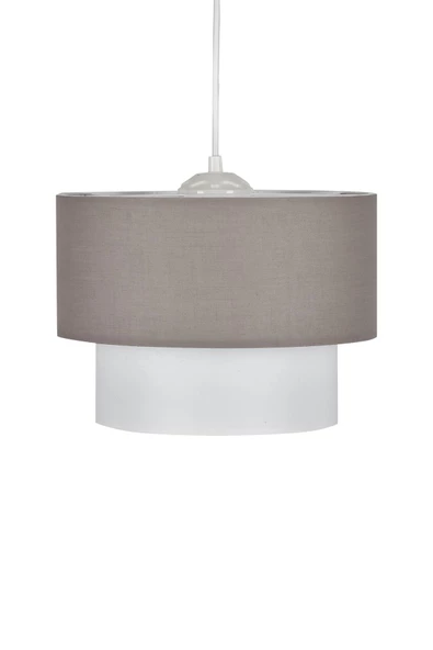 D-light Melon Pasta 25'lik Antrasit Beyaz Avize - 3