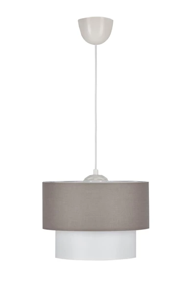 D-light Melon Pasta 25'lik Antrasit Beyaz Avize - 4