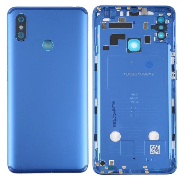 Xiaomi Mi Max 3 Boş Kasa Arka Kapak Pil Batarya Kapağı Orjinal - 3