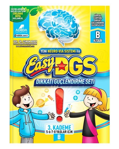Easy Dikkat Güçlendirme Kitabı 5/8 Yaş B