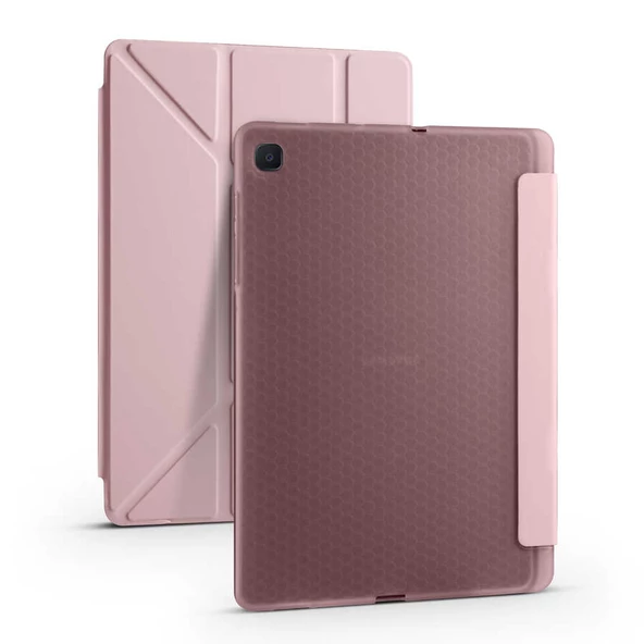 Galaxy Tab S6 Lite P610 Kılıf Kalem Bölmeli Standlı Smart Cover - 11