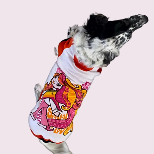 Cute Girl Special Sweatshirt Orta ve Büyük Irklar İçin - 6