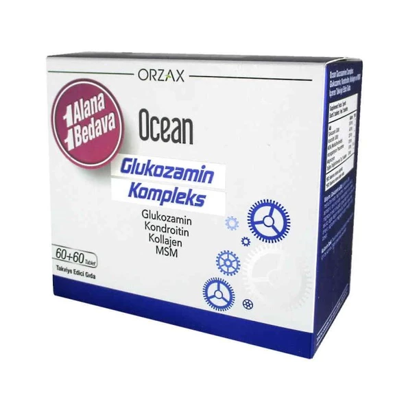 Ocean Glukozamin Kompleks 60 Tablet 2li Paket