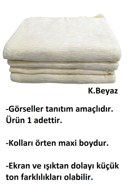 Mandaş 1 Adet Şönil Dokuma Kaymaz Maxi Koltuk-Çekyat Örtüsü(180x300) - 4