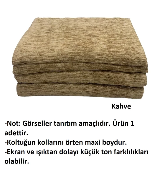 Mandaş 1 Adet Şönil Dokuma Kaymaz Maxi Koltuk-Çekyat Örtüsü(180x300) - 2