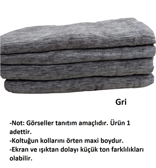 Mandaş 1 Adet Şönil Dokuma Kaymaz Maxi Koltuk-Çekyat Örtüsü(180x300) - 6