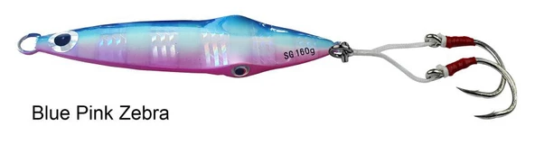 Savage gear Squısh Jig 10,5cm 100g Suni Yem Blue Pink Zebra ürün görseli 1